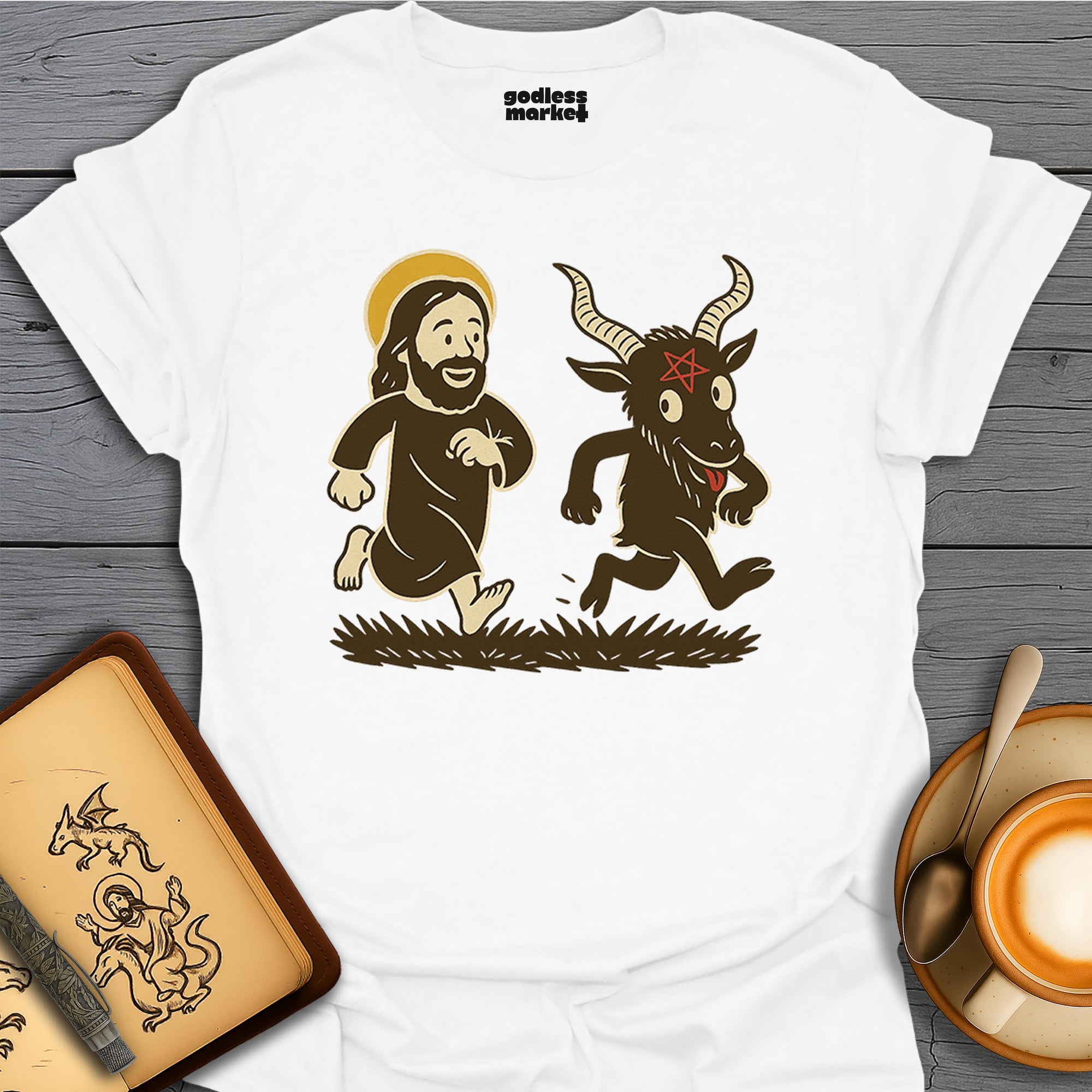 Jesus and Baphomet
