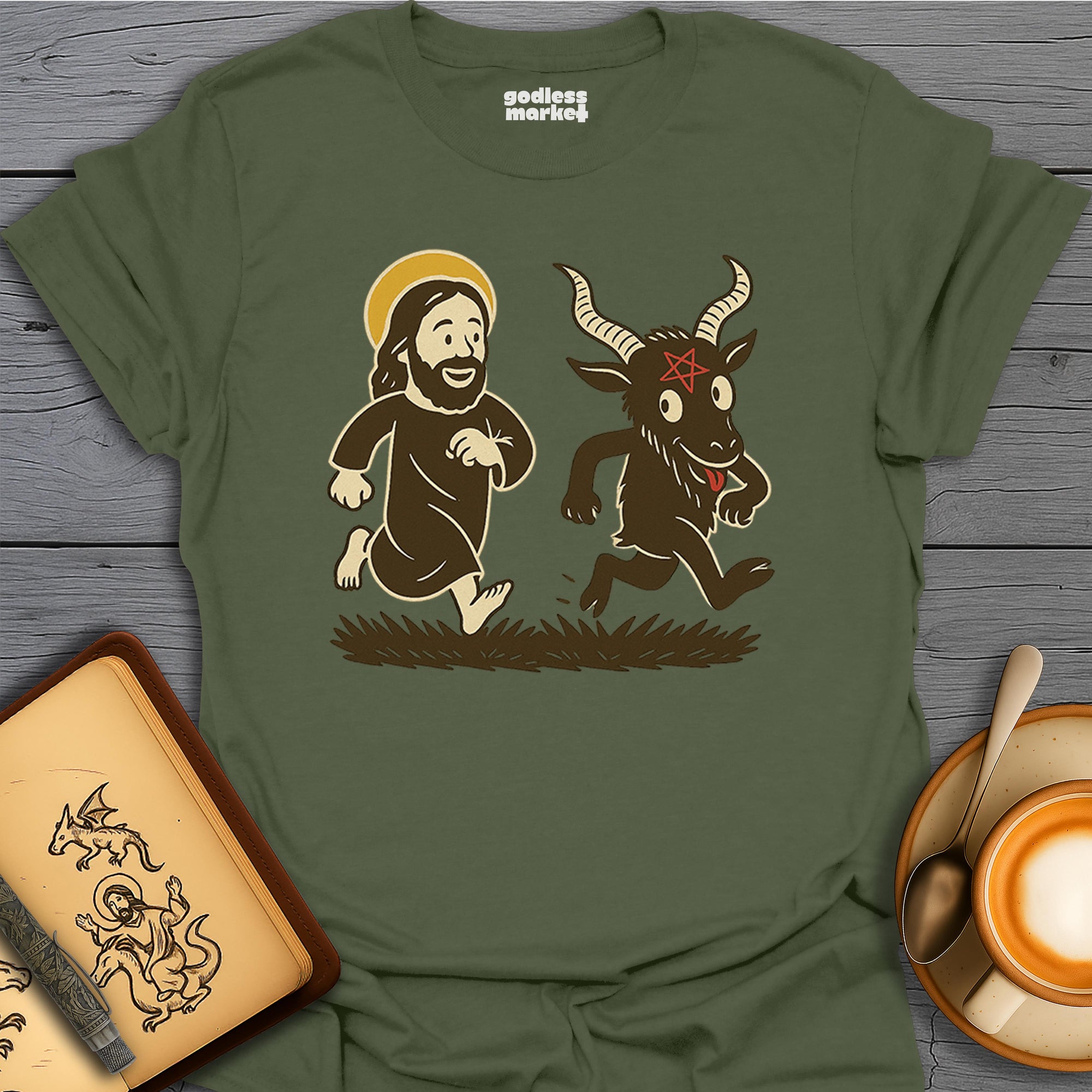 Jesus and Baphomet