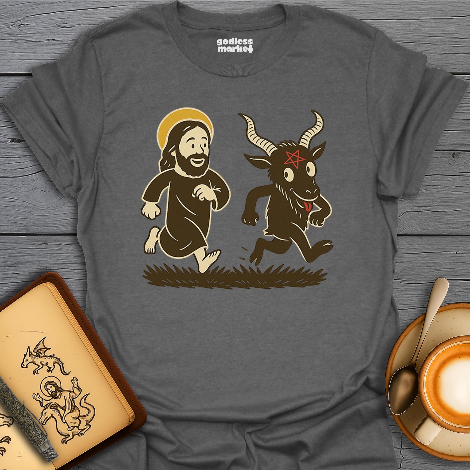 Jesus and Baphomet