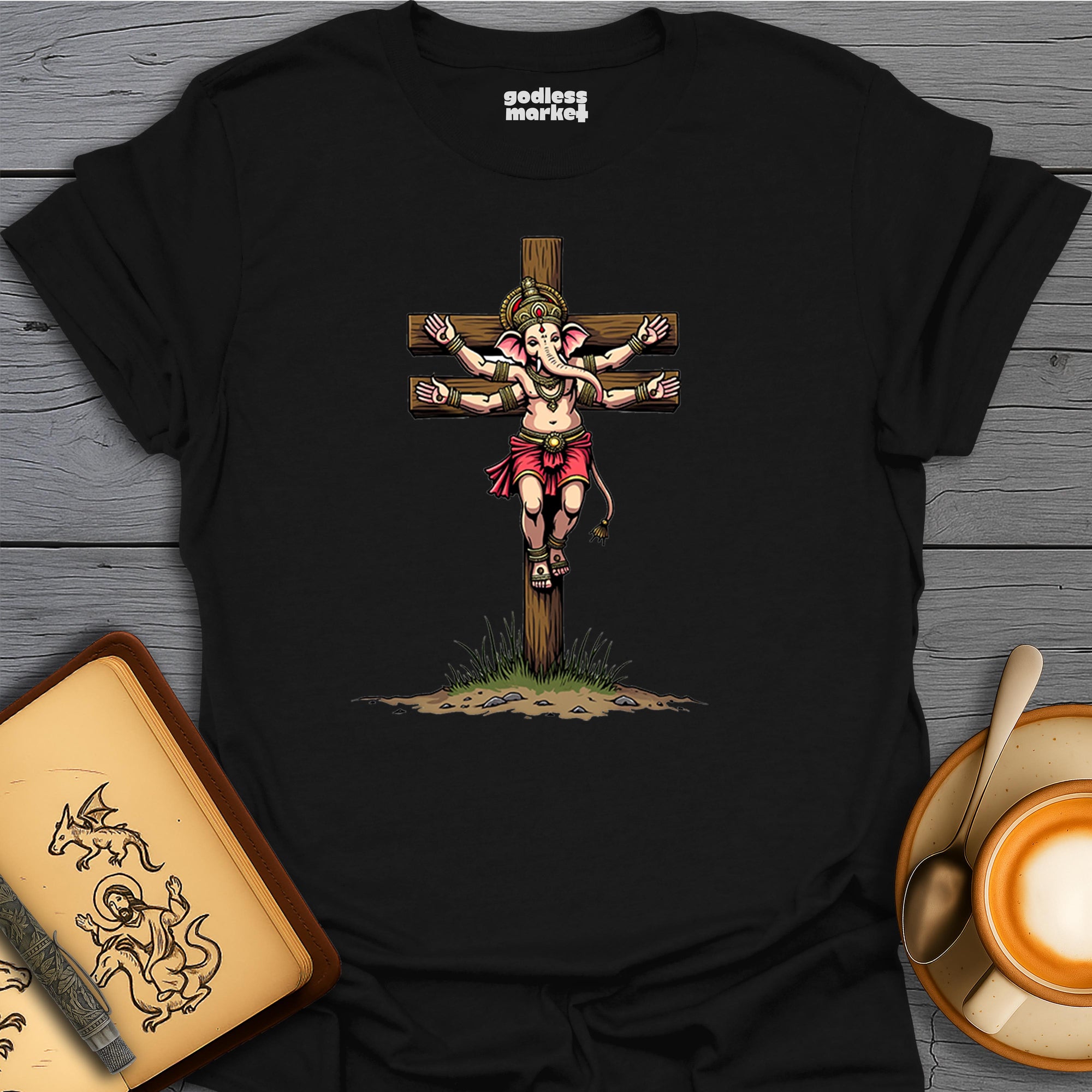 Elephant God on a Cross