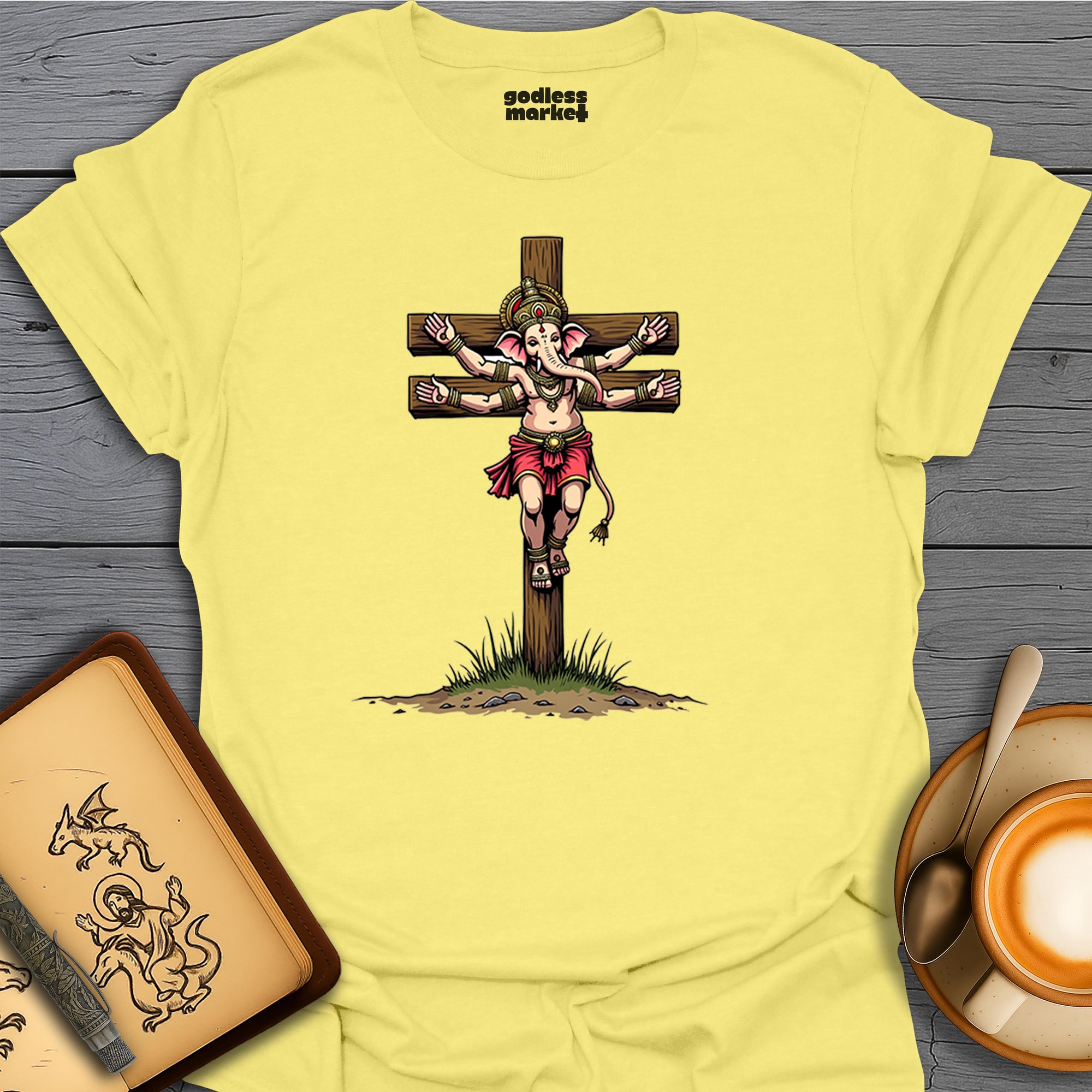 Elephant God on a Cross