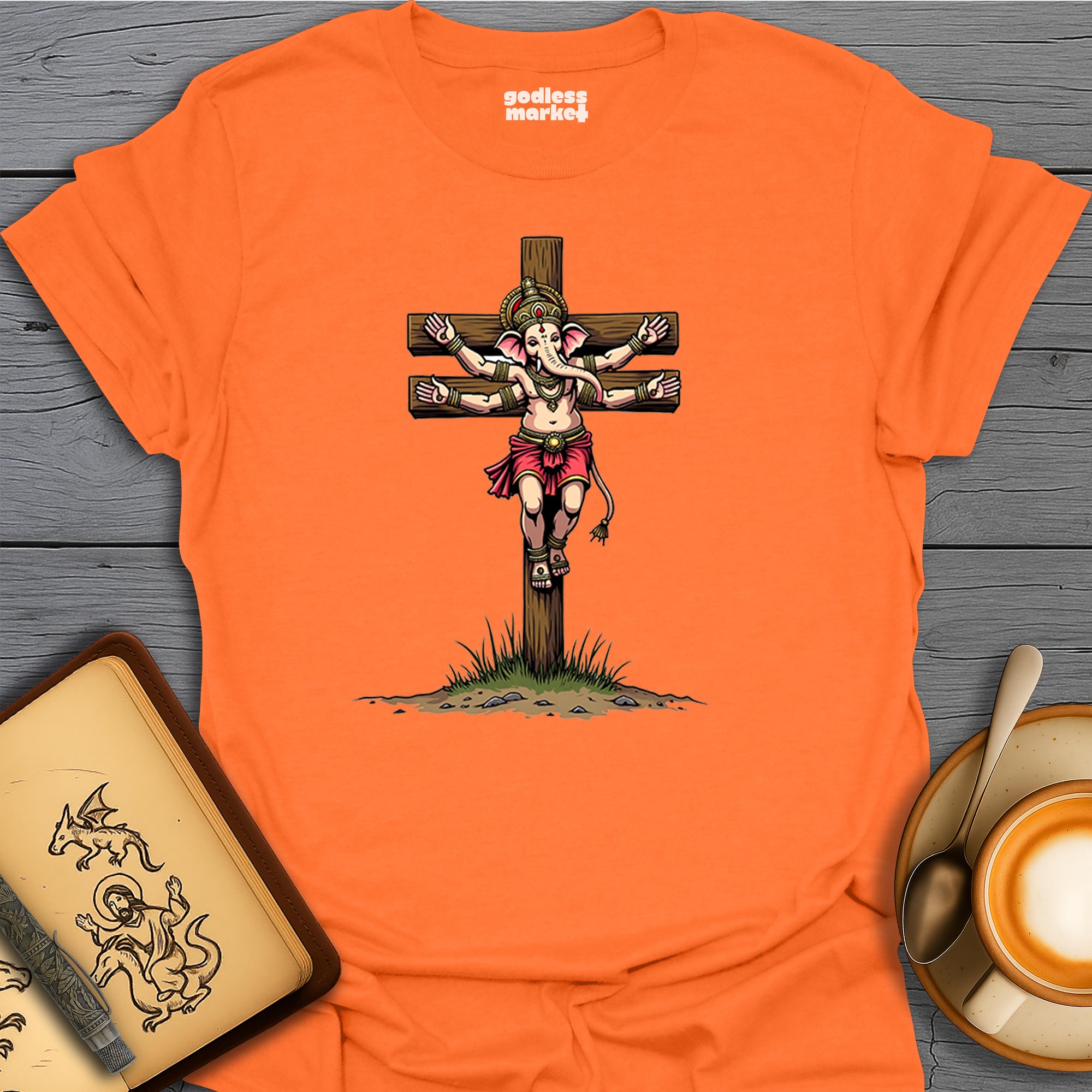 Elephant God on a Cross