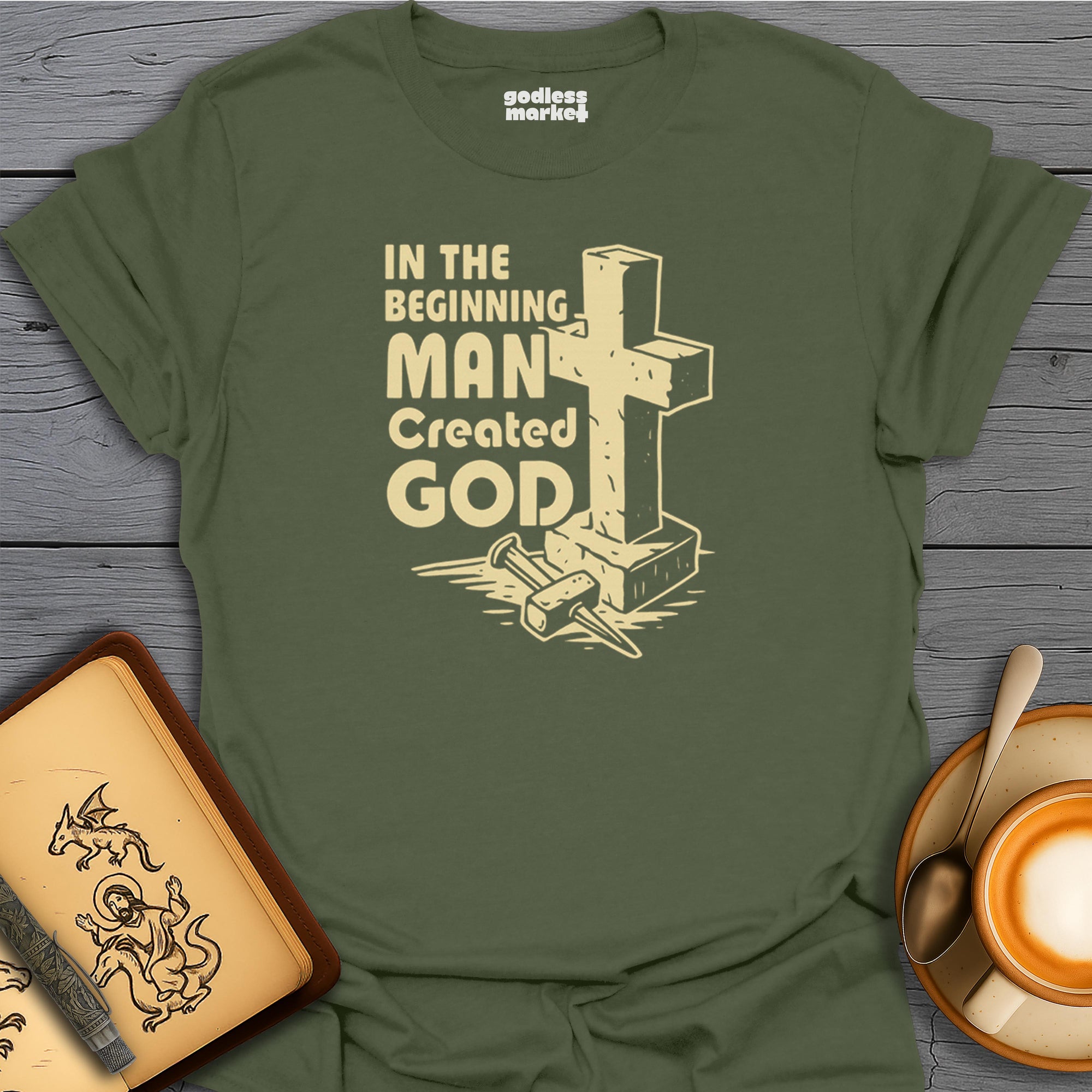 In The Beginning Man Created God