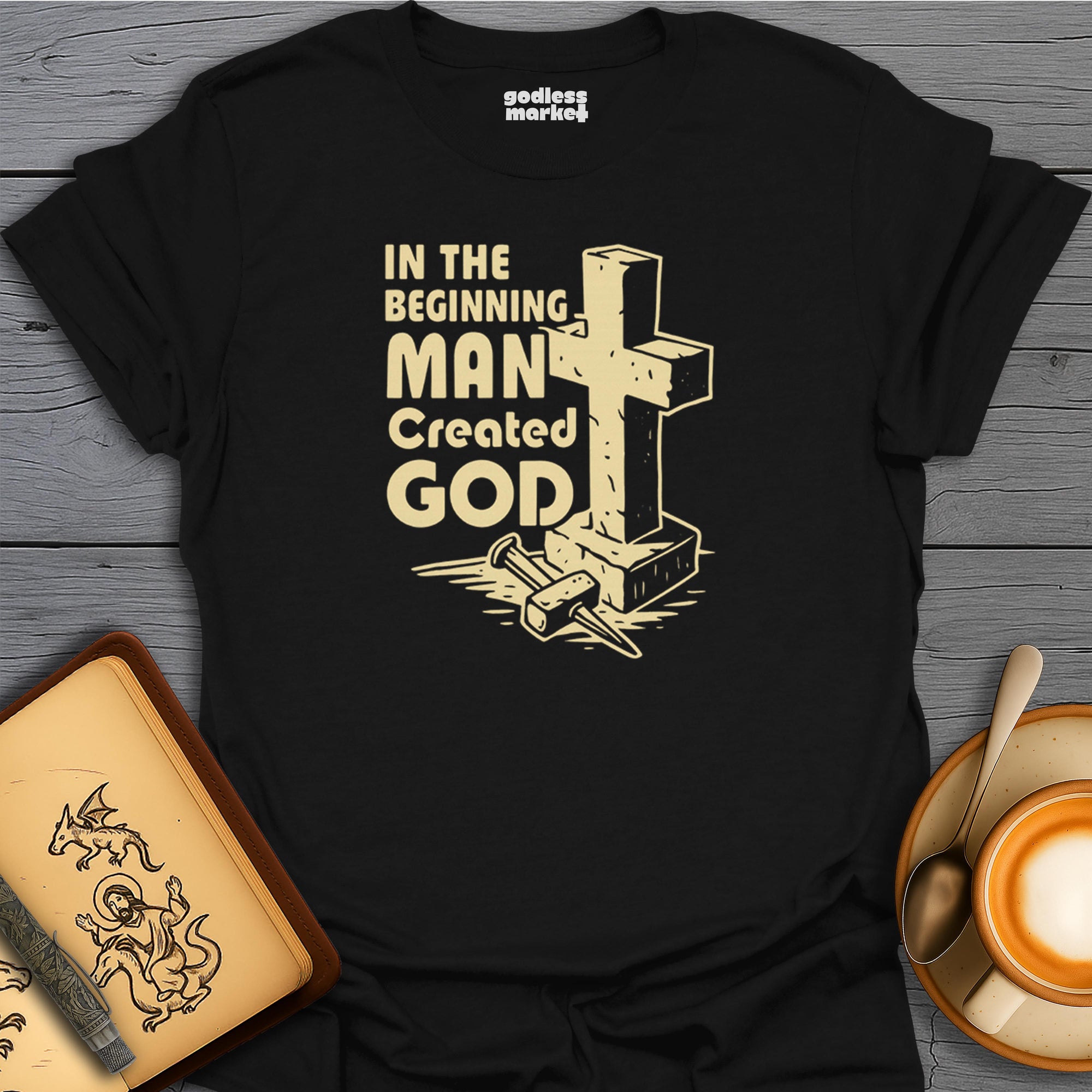 In The Beginning Man Created God