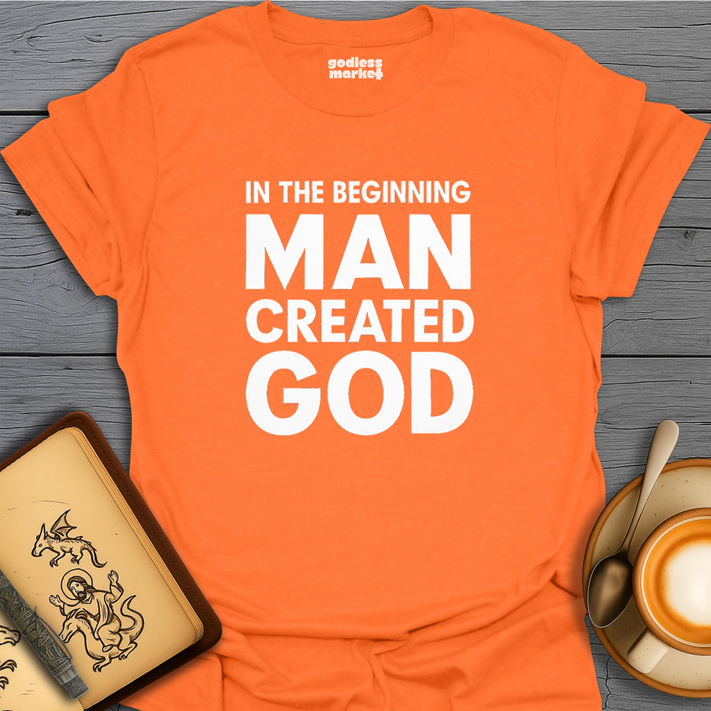 In The Beginning Man Created God, text only