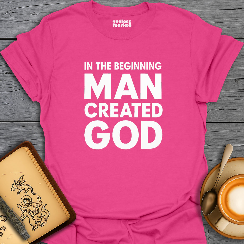 In The Beginning Man Created God, text only